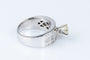 Bague 54 Bague solitaire en or blanc 18 carats avec diamants 0,45 ct 58 Facettes BG-14141-96