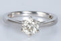 Bague 53 Bague solitaire en or blanc 18 carats avec diamant 0,85 ct 58 Facettes J5330495534-AIG6