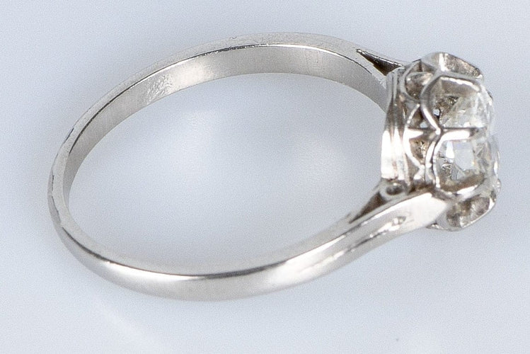 Bague 55 Bague solitaire en or blanc 18 carats avec diamant 0,75 ct 58 Facettes J5330495938-AIG6