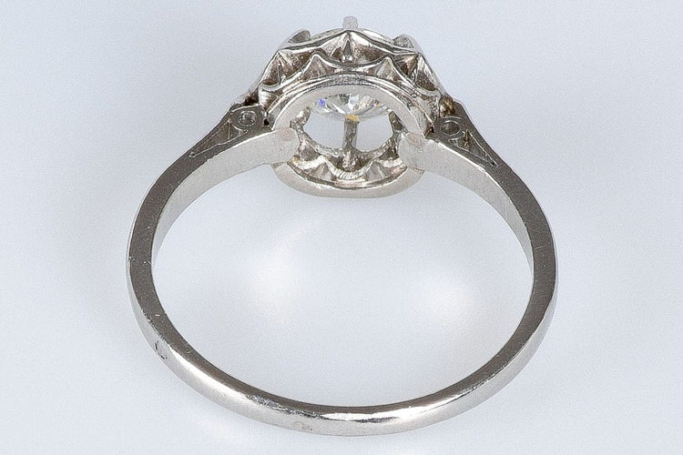 Bague 55 Bague solitaire en or blanc 18 carats avec diamant 0,75 ct 58 Facettes J5330495938-AIG6
