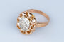 Bague 53 Bague en or rose 18 ct avec diamants 58 Facettes BGROSDCC879