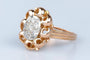 Bague 53 Bague en or rose 18 ct avec diamants 58 Facettes BGROSDCC879