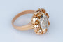 Bague 53 Bague en or rose 18 ct avec diamants 58 Facettes BGROSDCC879