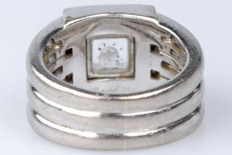 Bague 54 Chopard - Bague en or blanc 18 carats et 45 diamants 58 Facettes BG-CHOP1-104