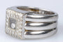 Bague 54 Chopard - Bague en or blanc 18 carats et 45 diamants 58 Facettes BG-CHOP1-104