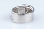 Bague 50 Bague en or blanc 18 carats avec saphirs et diamants 1,65 ct 58 Facettes BGADOC405-107