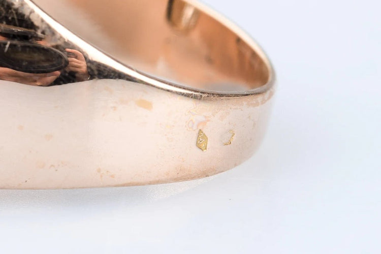 Bague 59 Bague en or rose 18 carats avec diamant 0,20 ct 58 Facettes BGARTDECO020-107