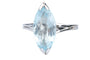 Bague 63 Bague marquise en or blanc 18 carats avec aigue-marine 6,43 ct 58 Facettes BGTOPOC402-107