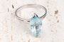 Bague 63 Bague marquise en or blanc 18 carats avec aigue-marine 6,43 ct 58 Facettes BGTOPOC402-107