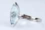 Bague 63 Bague marquise en or blanc 18 carats avec aigue-marine 6,43 ct 58 Facettes BGTOPOC402-107