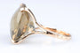 Bague 56 Bague cocktail en or jaune 18 carats avec citrine taille coussin 58 Facettes 400002-107