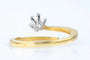 Bague 55 Bague solitaire diamant en or jaune 18 carats 58 Facettes BG-31200195-107