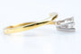 Bague 55 Bague solitaire diamant en or jaune 18 carats 58 Facettes BG-31200195-107