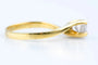 Bague 56 Bague solitaire diamant en or jaune 18 carats 58 Facettes BG31200146-107