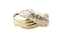 Bague 51 Bague pavée de diamants 0,40 ct en or jaune 18K 58 Facettes BG31300540-107