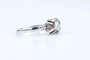 Bague 56 Bague ancienne en or blanc 18K avec diamant 0,22 ct 58 Facettes BG31200303-107