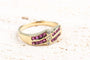 Bague 55 Bague rubis et diamants en or jaune 18 carats 58 Facettes BGRUCC1315-107