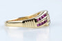 Bague 55 Bague rubis et diamants en or jaune 18 carats 58 Facettes BGRUCC1315-107