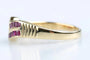 Bague 55 Bague rubis et diamants en or jaune 18 carats 58 Facettes BGRUCC1315-107