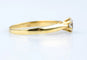 Bague 61 Bague solitaire diamant en or jaune 18 carats 58 Facettes BG-31200192-107