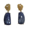 Boucles d'oreilles Boucles d'oreilles en saphirs et diamants 58 Facettes T525