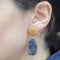 Boucles d'oreilles Boucles d'oreilles en saphirs et diamants 58 Facettes T525