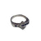 Bague 53 Parure - Bague et boucles d'oreilles en or blanc 18 carats saphirs et diamants 58 Facettes S186PE253
