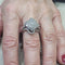 Bague 55 Bague en or blanc 18 carats et diamants 58 Facettes SMAM01