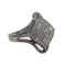 Bague 55 Bague en or blanc 18 carats et diamants 58 Facettes SMAM01