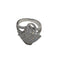 Bague 55 Bague en or blanc 18 carats et diamants 58 Facettes SMAM01