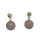 Boucles d'oreilles Boucles d'oreilles en or rose 18 carats avec saphirs et diamants 58 Facettes PE540