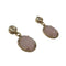 Boucles d'oreilles Boucles d'oreilles en or rose 18 carats avec saphirs et diamants 58 Facettes PE540