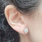 Boucles d'oreilles Boucles d’oreilles en or blanc 18 carats et diamants 58 Facettes PE551