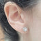 Boucles d'oreilles Boucles d’oreilles en or blanc 18 carats et diamants 58 Facettes PE46