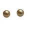 Boucles d'oreilles Boucles d’oreilles en or avec perles australiennes dorées 10,5–11 mm 58 Facettes TA50