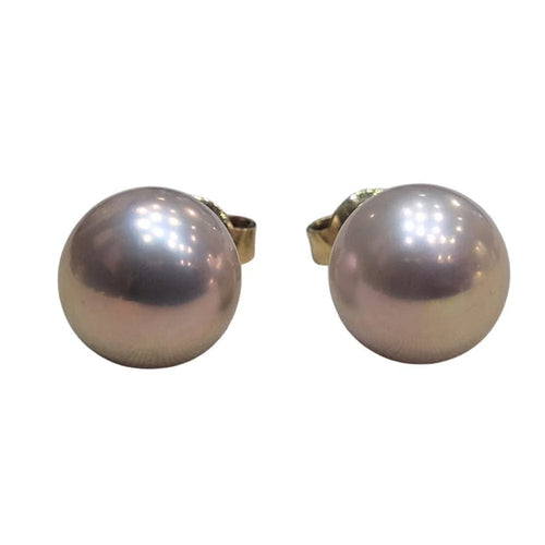 Boucles d'oreilles Boucles d’oreilles en or 18 carats et perles d’eau douce roses 58 Facettes TA128