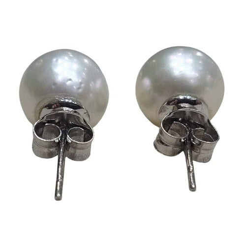 Boucles d'oreilles Boucles d’oreilles en perles en or blanc 18 carats 58 Facettes PE798