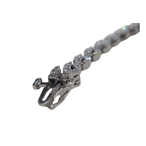 Bracelet Bracelet en or blanc 18 carats et diamants 58 Facettes P19