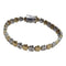 Bracelet Bracelet en or blanc et jaune 18 carats et diamants 58 Facettes P11