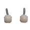 Boucles d'oreilles Boucles d’oreilles corail et diamants en or blanc 18 carats 58 Facettes T311