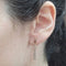 Boucles d'oreilles Boucles d’oreilles en or rose 18 carats et diamants taille brillant 58 Facettes PE859
