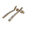 Boucles d'oreilles Boucles d’oreilles en or rose 18 carats et diamants taille brillant 58 Facettes PE859