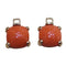 Boucles d'oreilles Boucles d’oreilles démontables en or blanc et rose 18 ct, corail et diamants 58 Facettes PE435PE3438