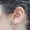 Boucles d'oreilles Boucles d’oreilles démontables en or blanc et rose 18 ct, corail et diamants 58 Facettes PE435PE3438