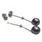 Boucles d'oreilles Boucles d’oreilles en or blanc 18 carats, perles de Tahiti et diamants 58 Facettes T016PE754