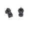 Boucles d'oreilles Boucles d’oreilles démontables en or jaune 18 carats, corail noir et diamants noirs 58 Facettes PE348T222