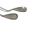 Boucles d'oreilles Boucles d’oreilles démontables en or blanc 18k et quartz fumé 58 Facettes T112