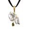 Pendentif Pendentif en perle baroque et tourmaline en or jaune 18 carats 58 Facettes BOR30