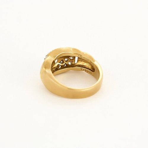 Bague 50.5 Cartier Bergame - Bague en or jaune et diamants 58 Facettes 58FC14-2