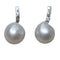 Boucles d'oreilles Boucles d'oreilles longues en diamants et perles 58 Facettes PE403